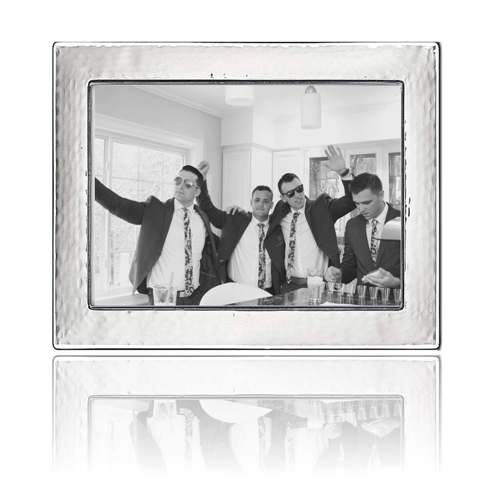 Cunill 'Hammered' 4x6 Non-Tarnish Sterling Silver Picture Frame — additional view