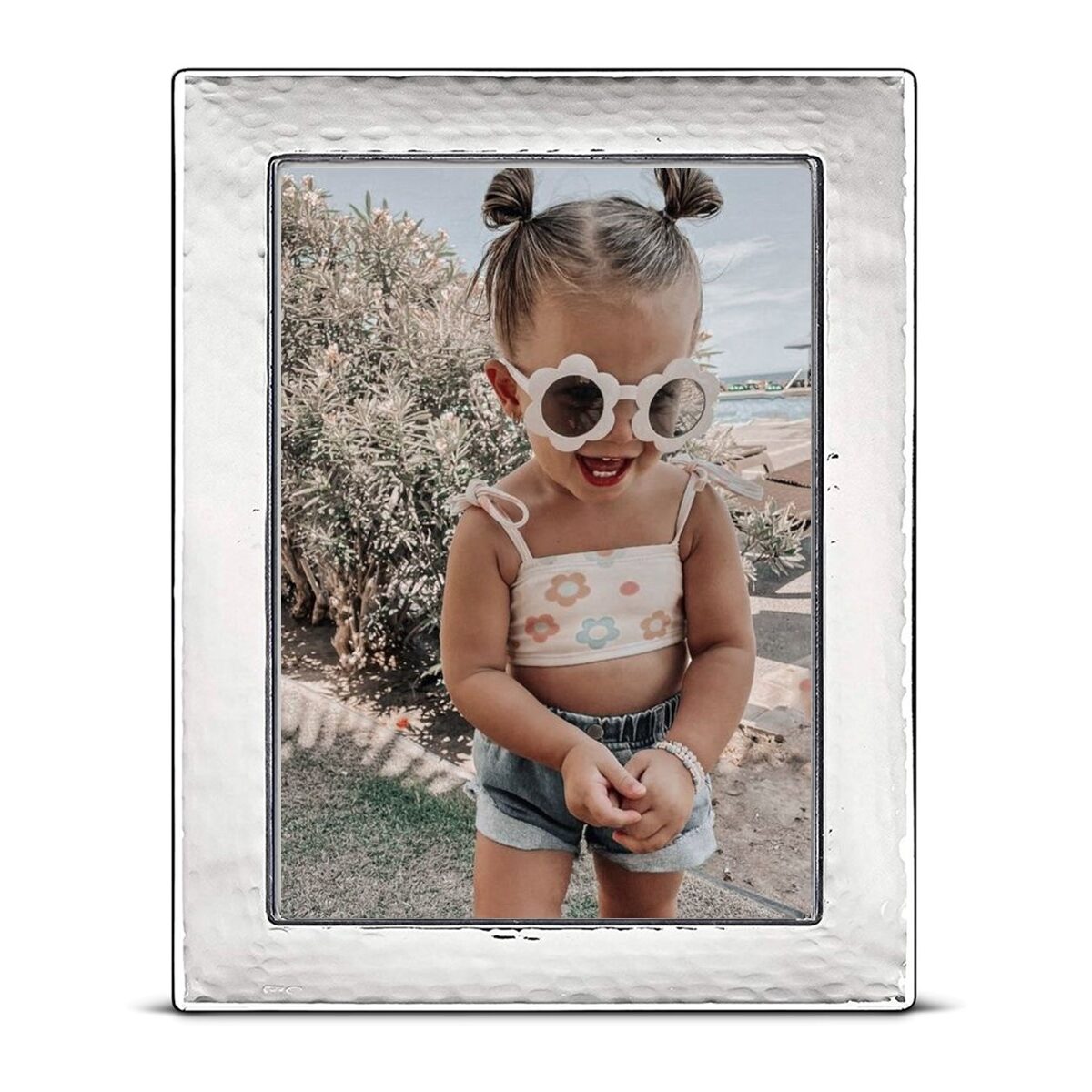 Cunill 'Hammered' 4x6 Non-Tarnish Sterling Silver Picture Frame — additional view
