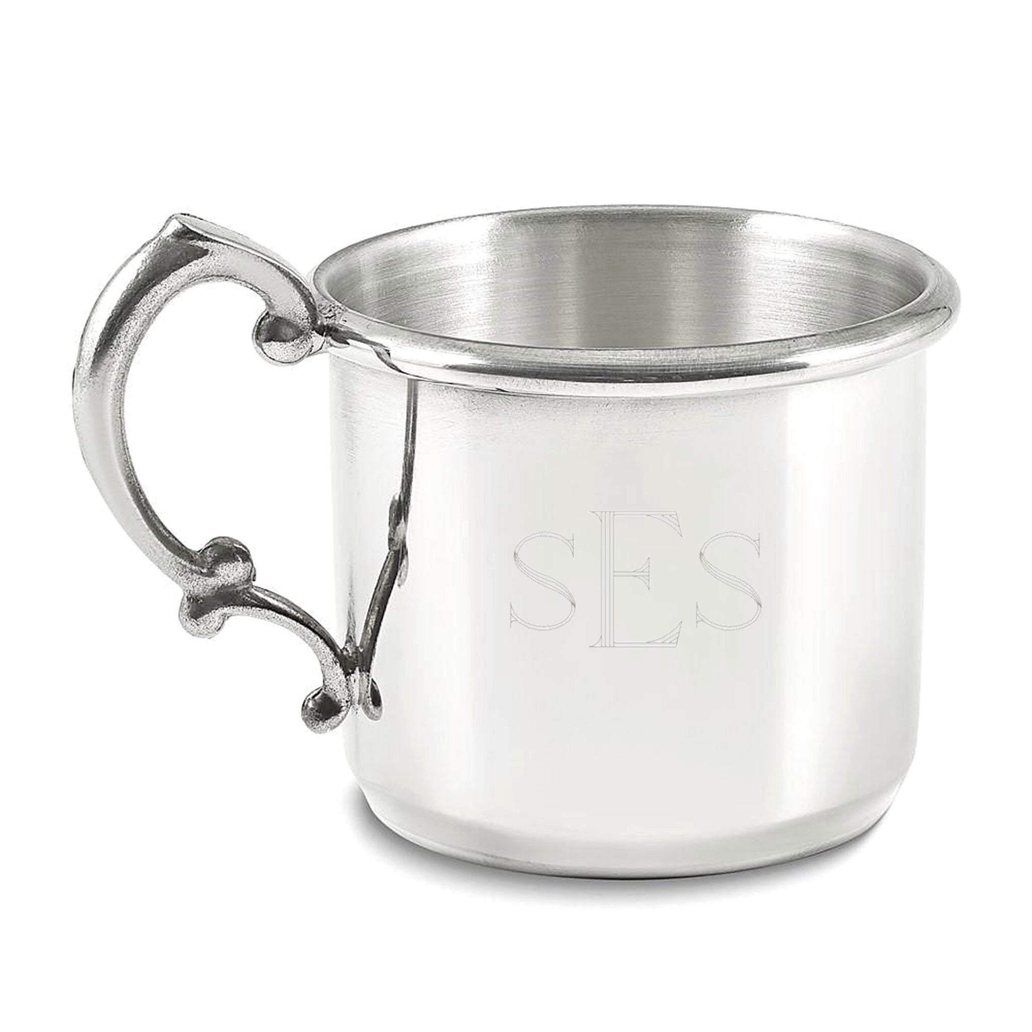 Cunill Heavy Mirror Finish Pewter Baby Cup — additional view