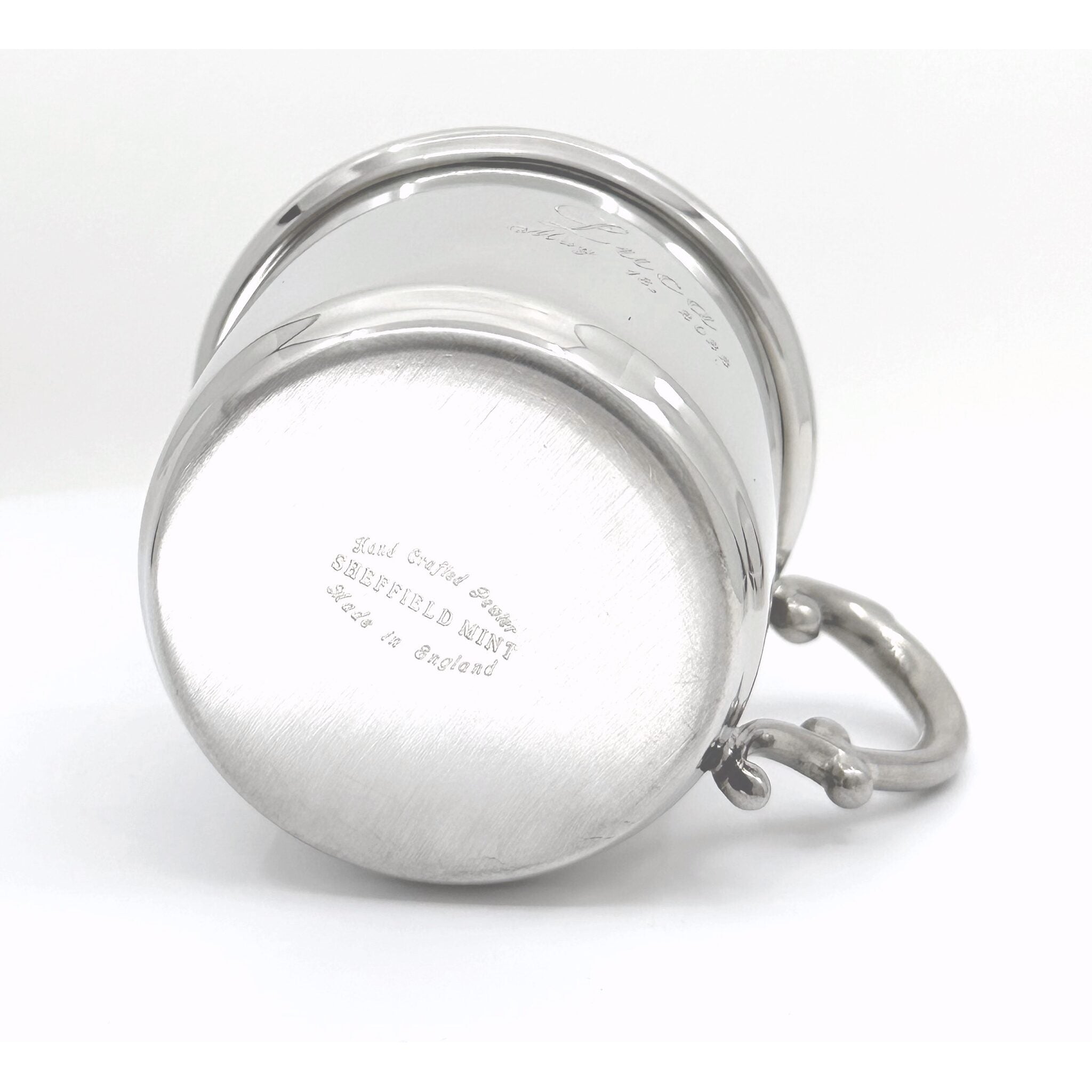 Cunill Heavy Mirror Finish Pewter Baby Cup — additional view