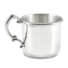 Cunill Heavy Mirror Finish Pewter Baby Cup, pewter baby cup, on a white background