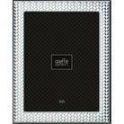 Cunill Herringbone 5x7 Sterling Silver Picture Frame, sterling silver picture frame, on a white background