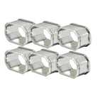 Cunill Hexagonal Pewter Personalized Napkin Rings Set of 6 — additional view