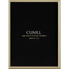 Cunill Lenora 24k Gold Plated 8x10 Picture Frame, 24k gold plated picture frame, on a white background