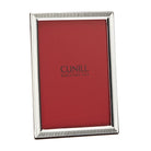 Cunill 'Lincoln' 4x6 Non-Tarnish Sterling Silver Picture Frame, sterling silver picture frame, on a white background