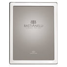 Cunill 'Liscia Flat' 4x6 Sterling Silver Picture Frame, sterling silver picture frame, on a white background