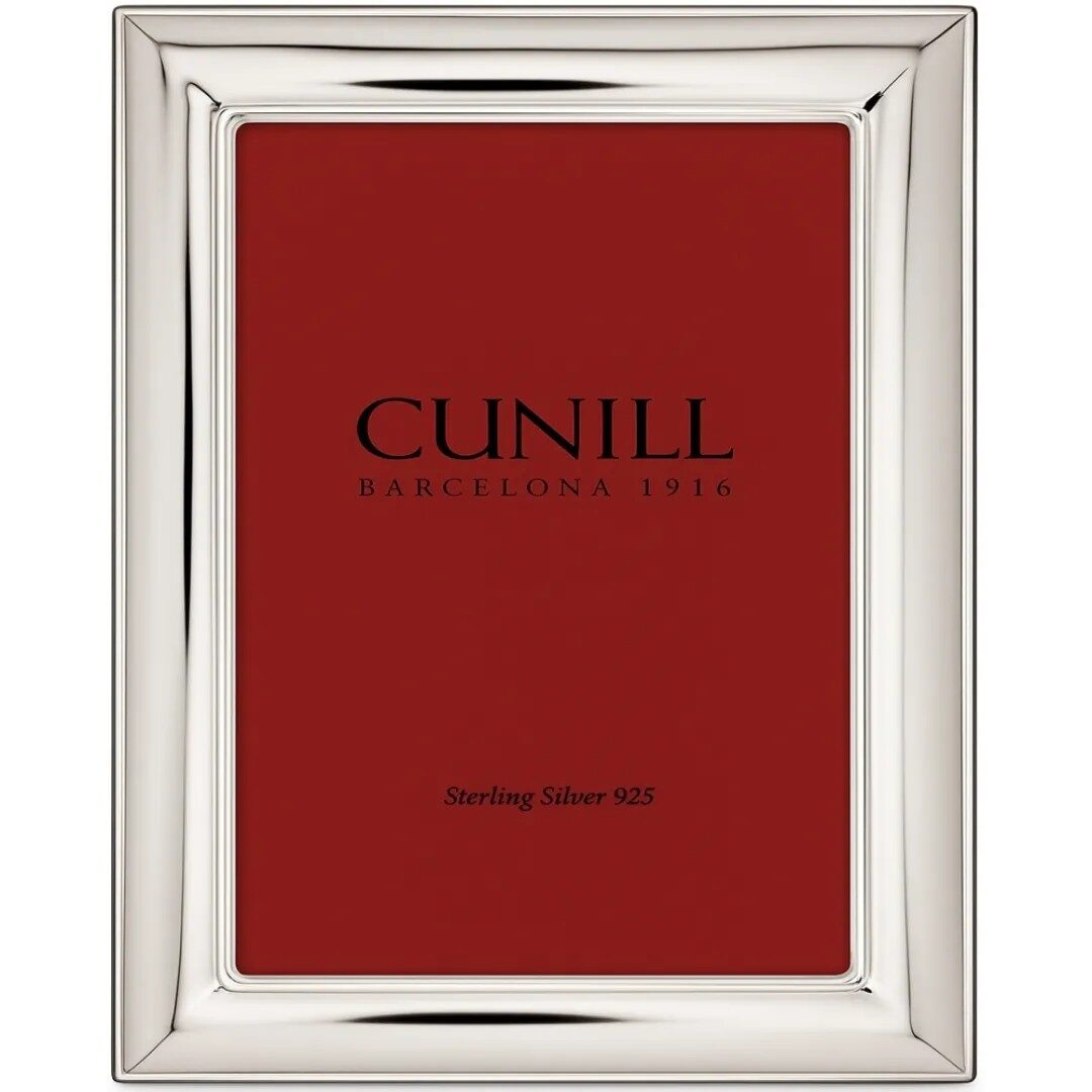 Cunill 'London' 8x10 Non-Tarnish Sterling Silver Picture Frame, sterling silver picture frame, on a white background
