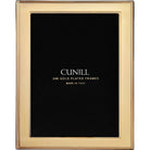 Cunill Madison 24k Gold Plated 8x10 Picture Frame, 24k gold plated picture frame, on a white background