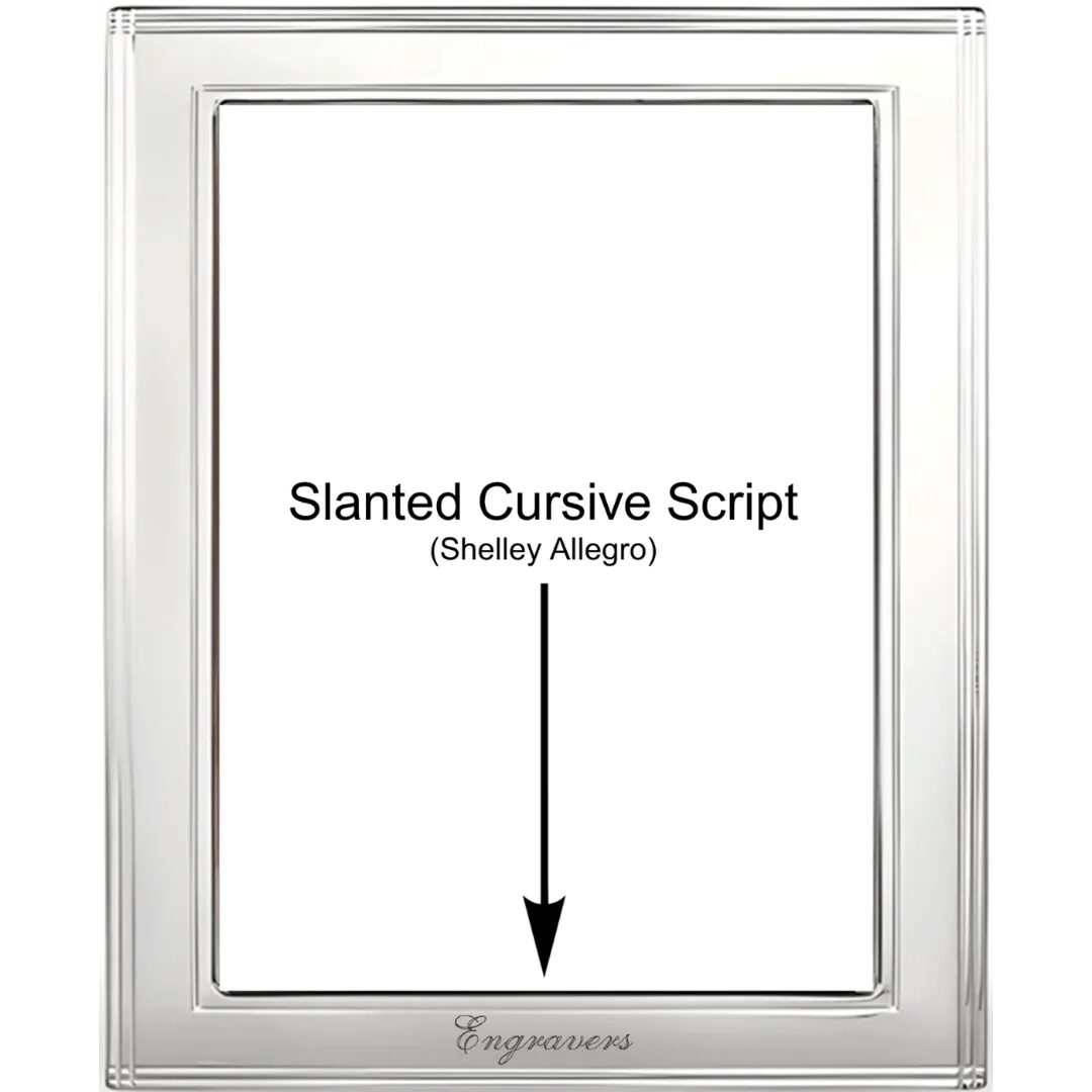 Cunill Madison Non Tarnish Sterling Silver 4x6 Picture Frame — additional view