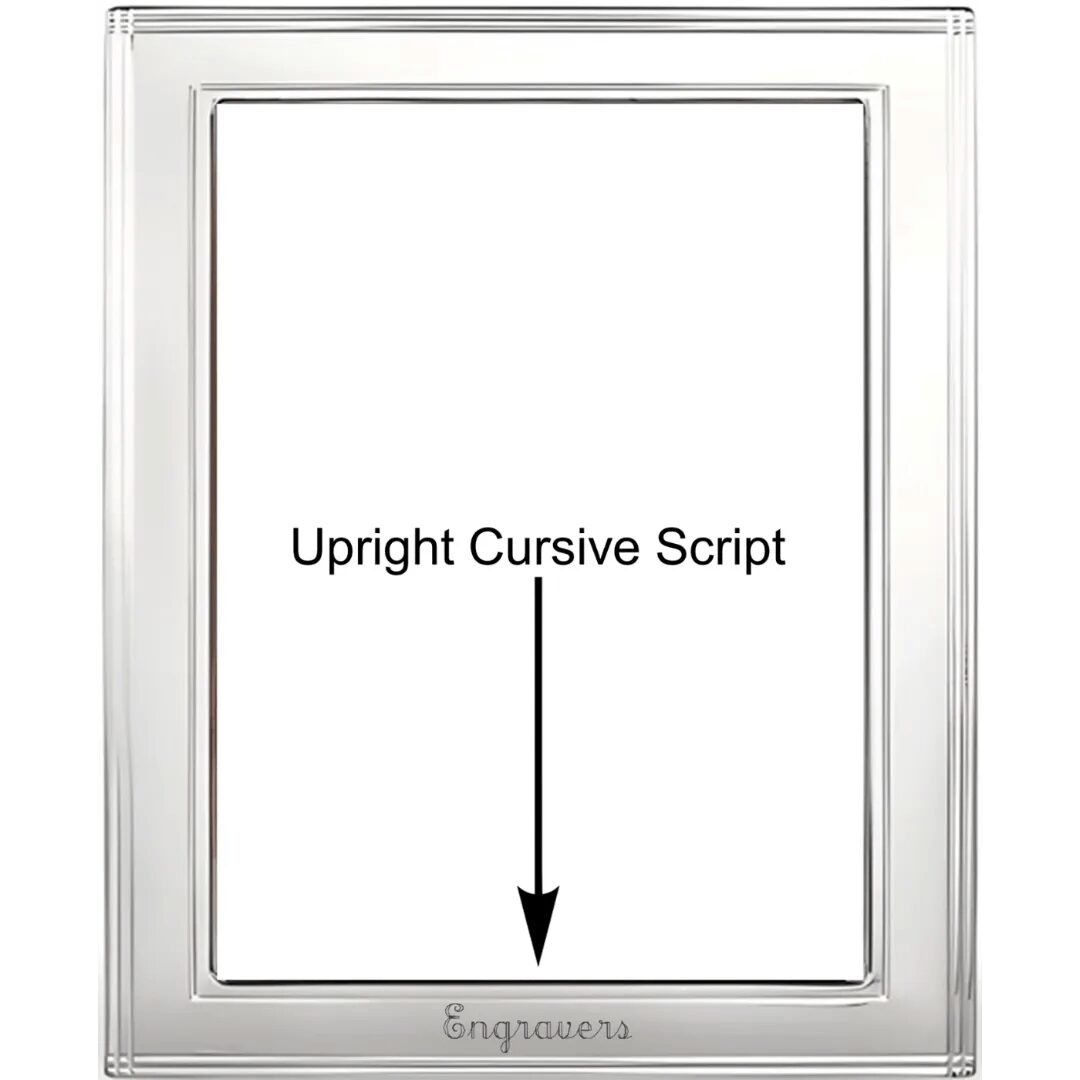 Cunill Madison Non Tarnish Sterling Silver 4x6 Picture Frame — additional view