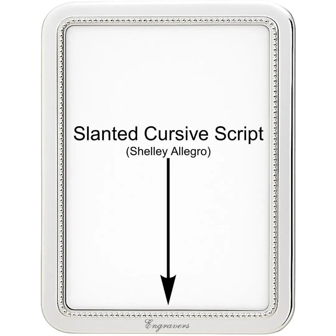 Cunill 'Manchester Bead' 4x6 Non-Tarnish Sterling Silver Picture Frame — additional view