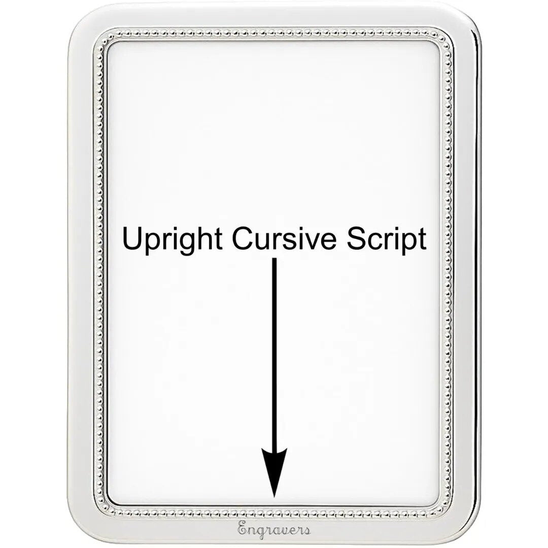 Cunill 'Manchester Bead' 4x6 Non-Tarnish Sterling Silver Picture Frame — additional view
