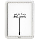 Cunill 'Manchester Bead' 4x6 Non-Tarnish Sterling Silver Picture Frame — additional view