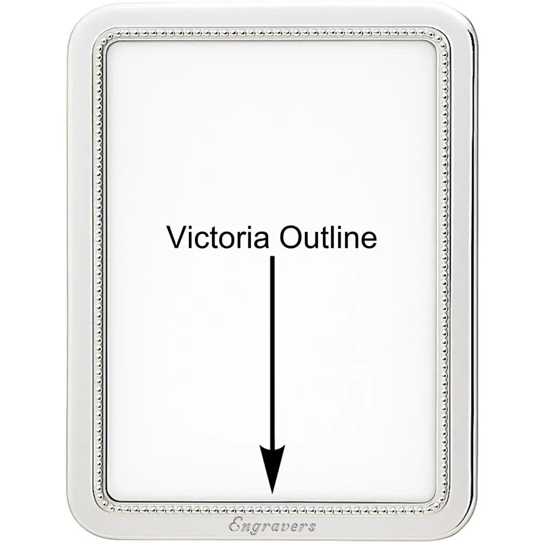 Cunill 'Manchester Bead' 4x6 Non-Tarnish Sterling Silver Picture Frame — additional view