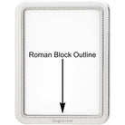 Cunill 'Manchester Bead' 4x6 Non-Tarnish Sterling Silver Picture Frame — additional view
