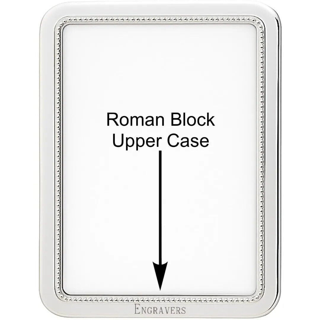 Cunill 'Manchester Bead' 4x6 Non-Tarnish Sterling Silver Picture Frame — additional view