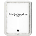 Cunill 'Manchester Bead' 5x7 Non-Tarnish Sterling Silver Picture Frame — additional view