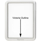 Cunill 'Manchester Bead' 5x7 Non-Tarnish Sterling Silver Picture Frame — additional view
