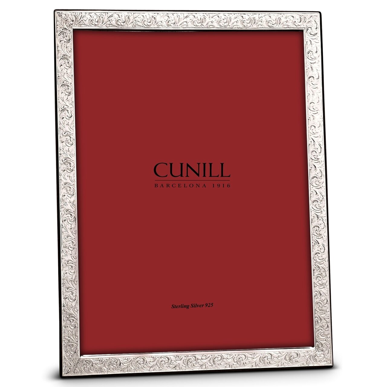 Cunill 'Marseille' 8x10 Non-Tarnish Sterling Silver Picture Frame, sterling silver picture frame, on a white background