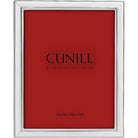 Cunill Metropolis Non-Tarnish Sterling Silver 5x7 Picture Frame, sterling silver picture frame, on a white background