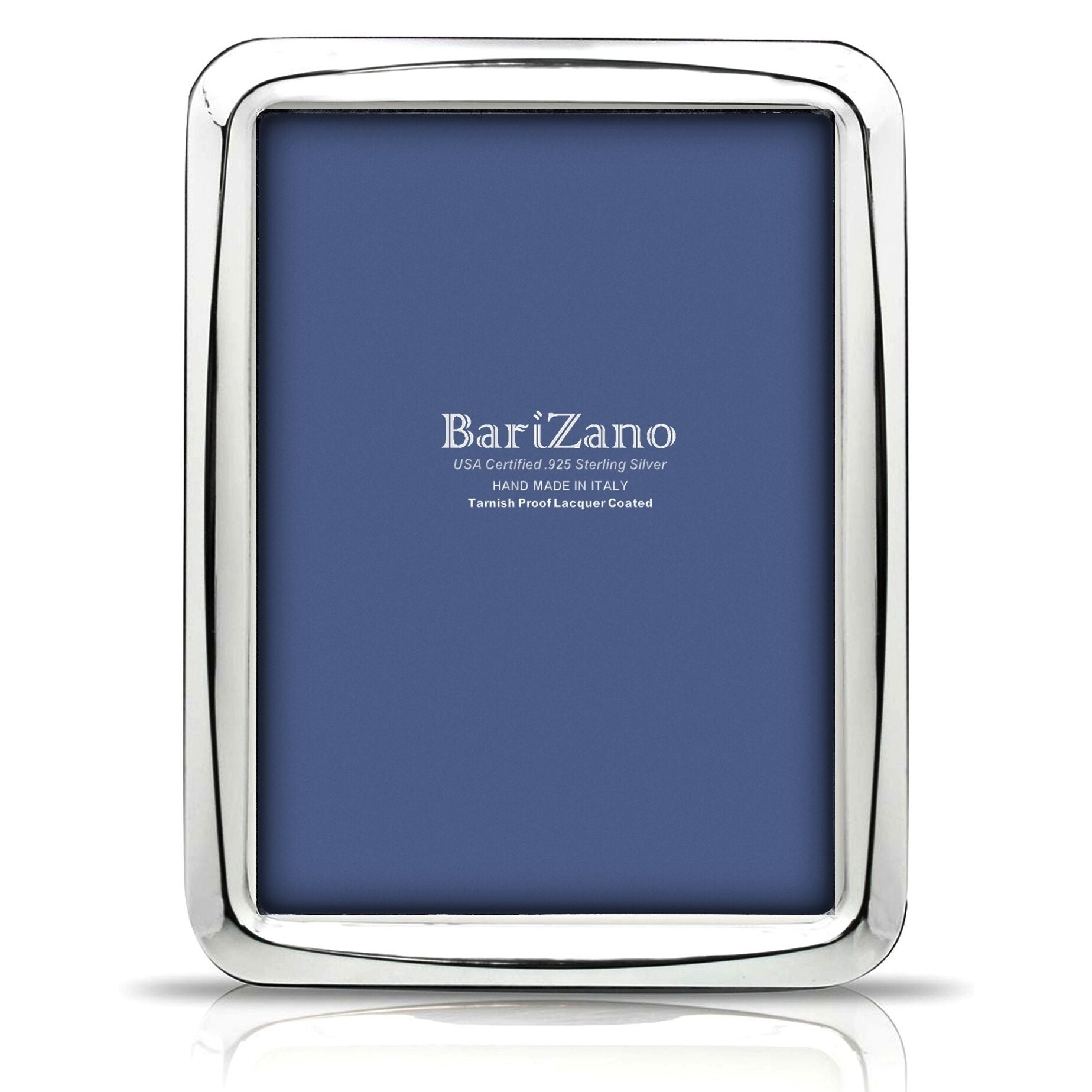 Cunill 'Modern' 4x6 Non-Tarnish 925 Sterling Silver Frame, sterling silver picture frame, on a white background