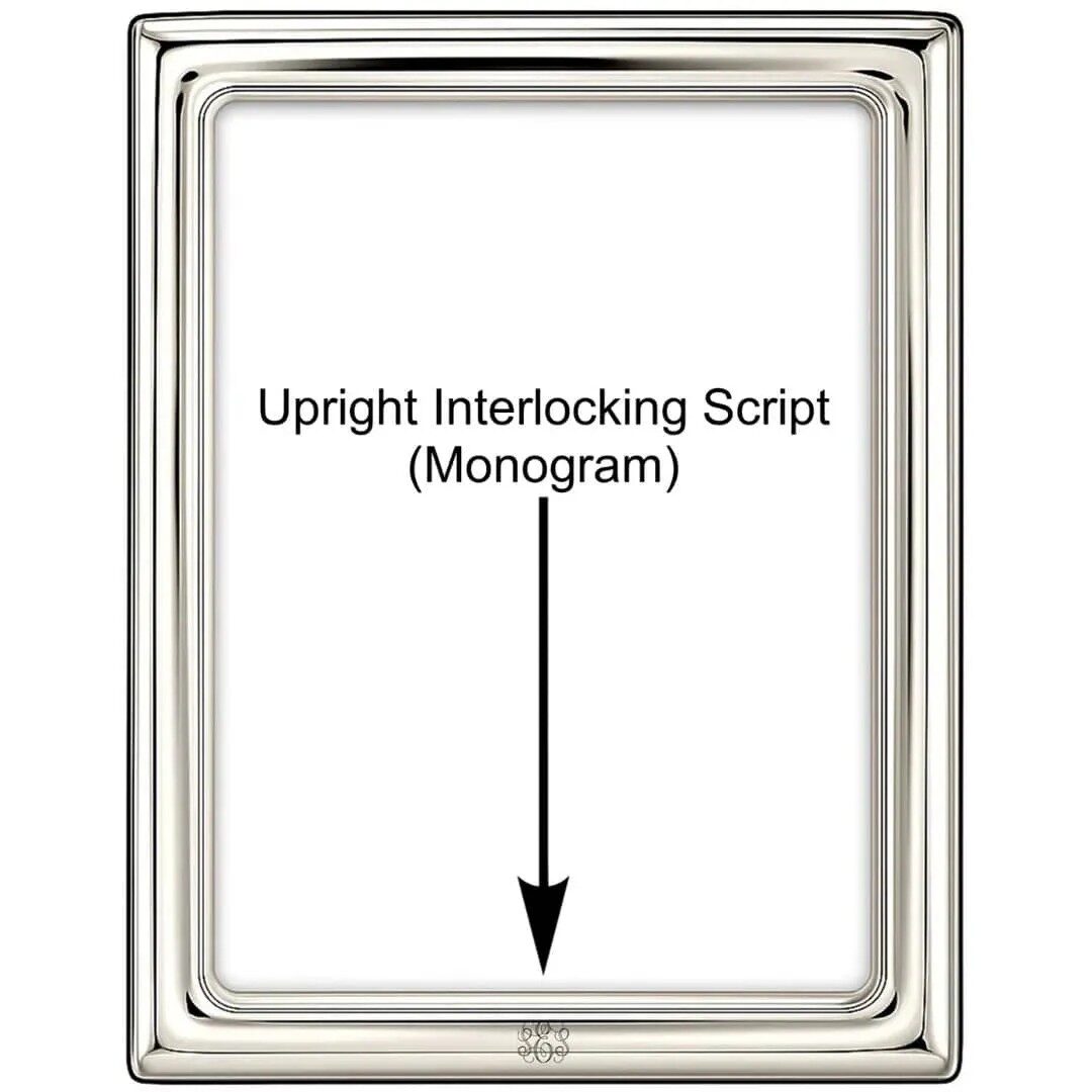 Cunill 'Norwich' 5x7 Non-Tarnish Sterling Silver Picture Frame — additional view