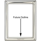 Cunill 'Norwich' 5x7 Non-Tarnish Sterling Silver Picture Frame — additional view