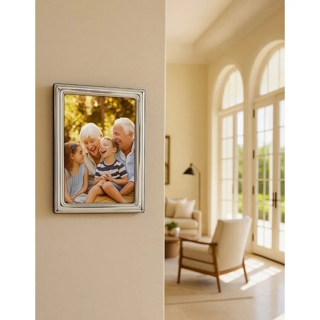 Cunill 'Norwich' 5x7 Non-Tarnish Sterling Silver Picture Frame — additional view