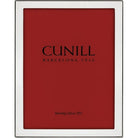Cunill Oxford Non-Tarnish Sterling Silver 8x10 Picture Frame, sterling silver picture frame, on a white background