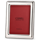 Cunill 'Palacios Pearls' 5x7 Non-Tarnish Sterling Silver Picture Frame, sterling silver picture frame, on a white background