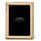 Cunill 'Pearls' 8x10 Gold Plated Picture Frame, 24k gold plated picture frame, on a white background
