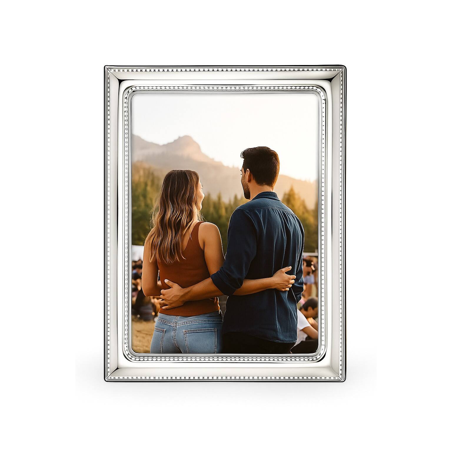 Cunill Pearls Sterling Silver 5x7 Picture Frame — additional view