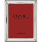 Cunill Pearls Sterling Silver 5x7 Picture Frame, sterling silver picture frame, on a white background