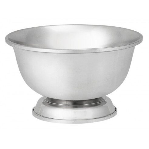 Cunill Pewter Revere Bowl 5", pewter decorative bowl, on a white background