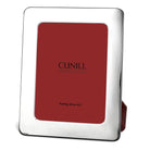 Cunill 'Plain Round Corner' 5x7 Non-Tarnish Sterling Silver Picture Frame, sterling silver picture frame, on a white background