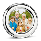 Cunill Plain Sterling Silver 2.5" Round Photo Ornament Frame — additional view