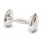 Cunill Plain Sterling Silver Baby Barbell Rattle — additional view
