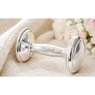 Cunill Plain Sterling Silver Baby Barbell Rattle — additional view