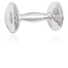 Cunill Plain Sterling Silver Baby Barbell Rattle — additional view