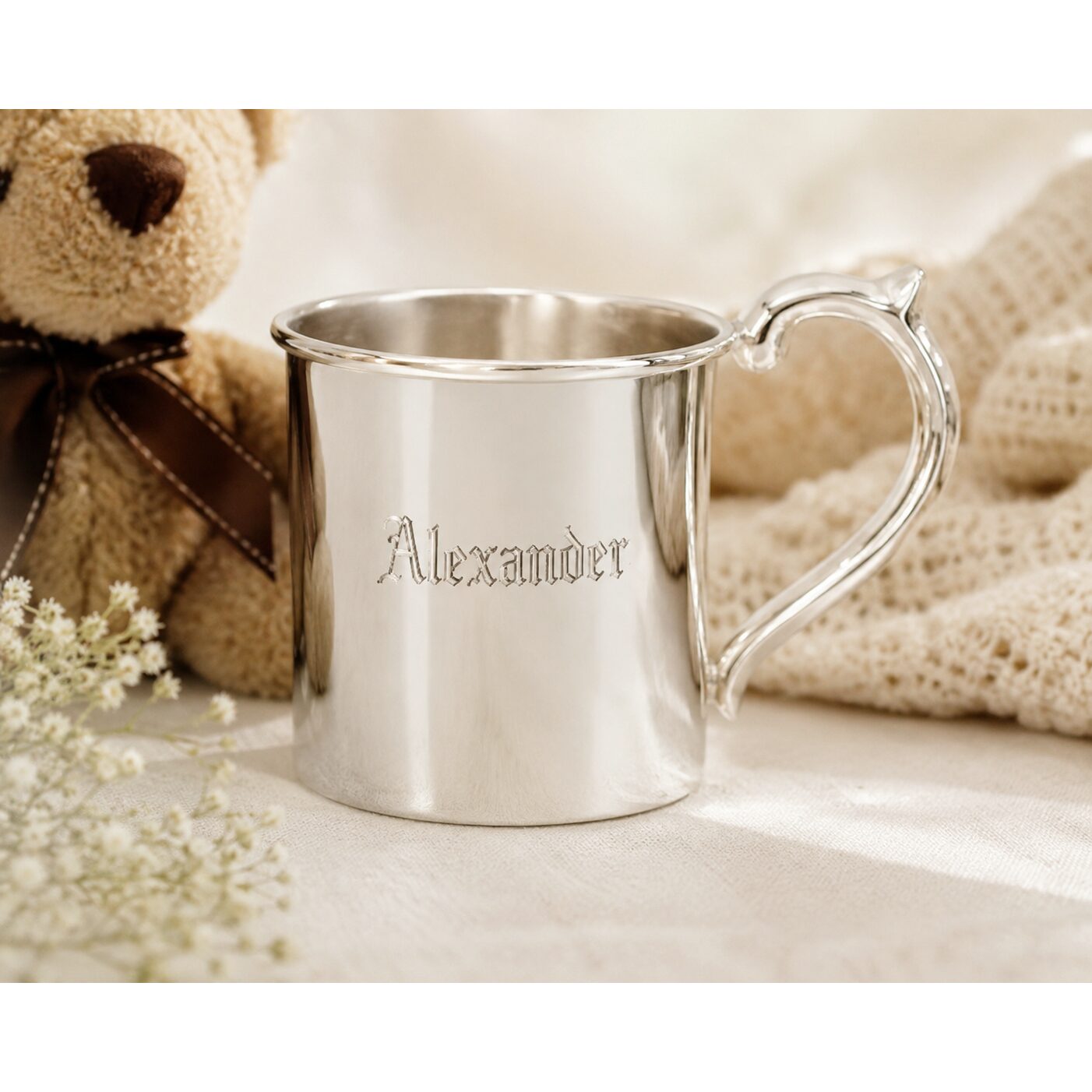 Cunill Plain Sterling Silver Baby Cup — additional view