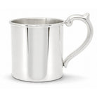 Cunill Plain Sterling Silver Baby Cup, sterling silver baby cup, on a white background