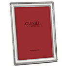 Cunill Ribbon Sterling Silver 5x7 Picture Frame, sterling silver picture frame, on a white background