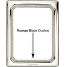 Cunill Roma Non-Tarnish Sterling Silver 4x6 Picture Frame — additional view