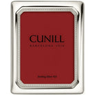 Cunill Roma Non-Tarnish Sterling Silver 4x6 Picture Frame, sterling silver picture frame, on a white background