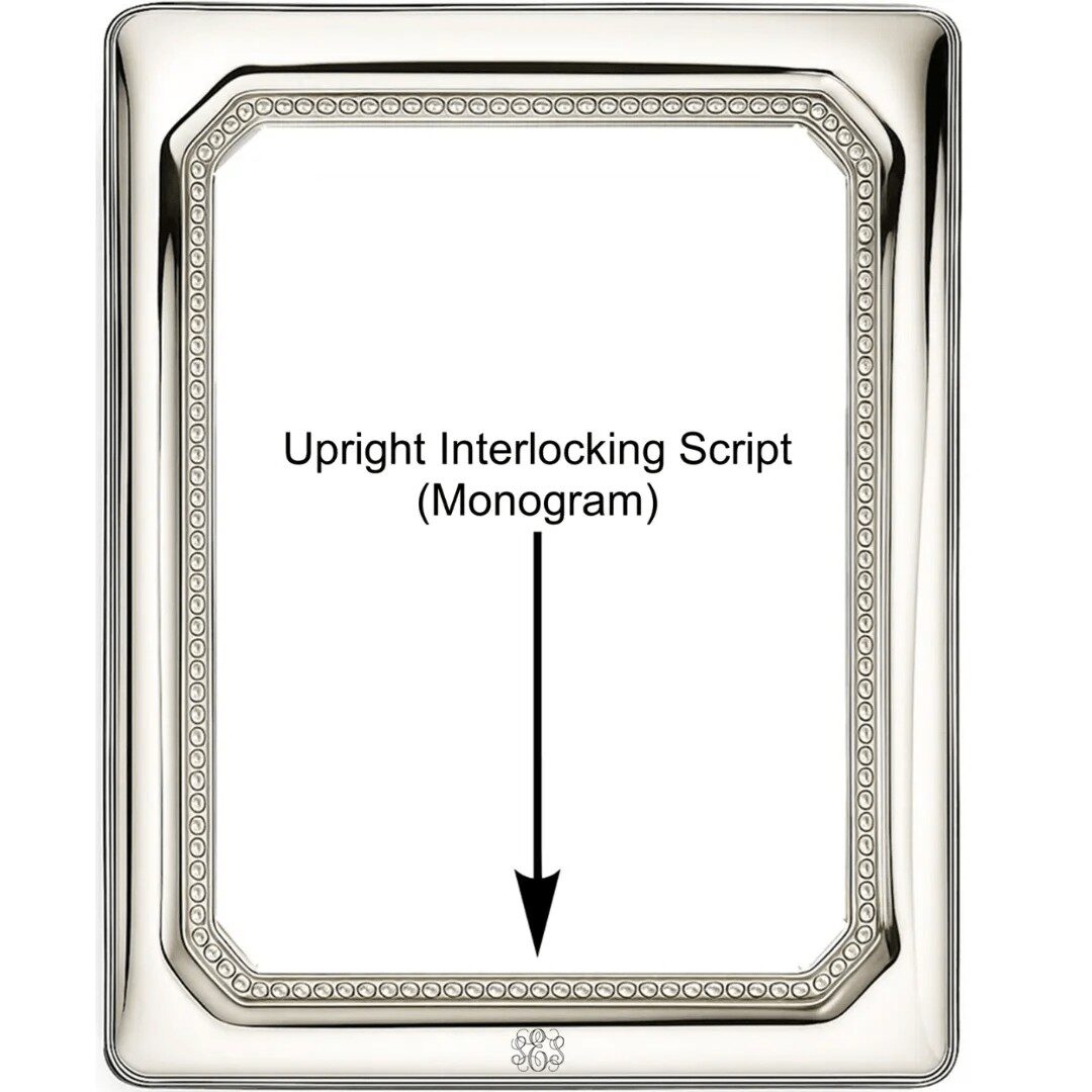 Cunill Roma Non-Tarnish Sterling Silver 5x7 Picture Frame — additional view