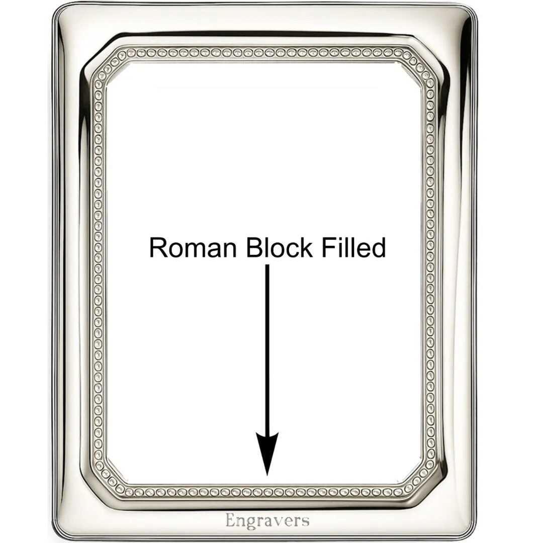 Cunill Roma Non-Tarnish Sterling Silver 5x7 Picture Frame — additional view