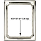 Cunill Roma Non-Tarnish Sterling Silver 5x7 Picture Frame — additional view