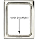 Cunill Roma Non-Tarnish Sterling Silver 5x7 Picture Frame — additional view