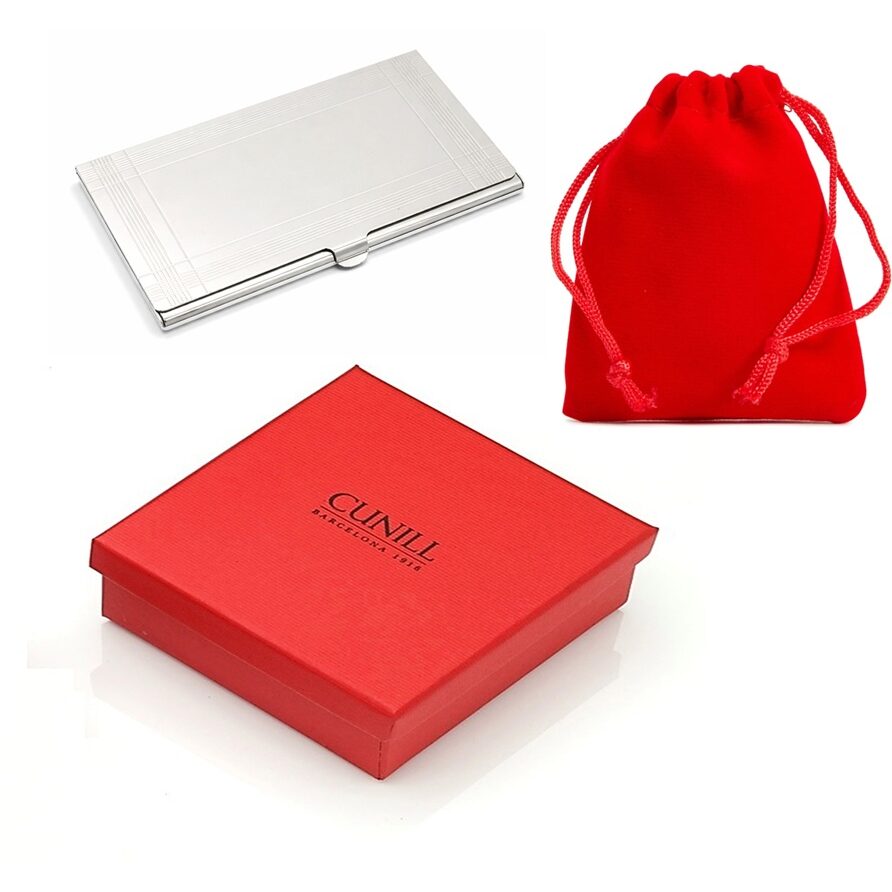 Cunill Silverplated Madison Business Card Case — additional view