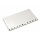 Cunill Silverplated Madison Business Card Case, pewter business card case, on a white background